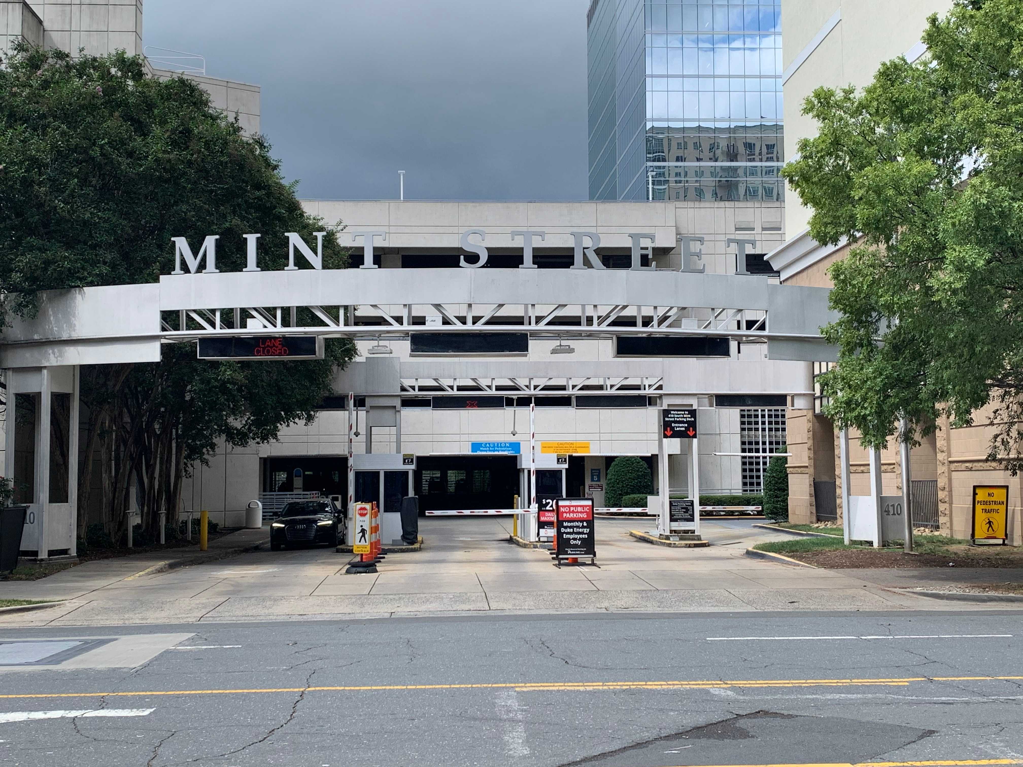 Mint Street Parking Deck - Duke Energy Employee Only (Monthly)  details